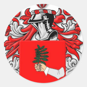 Dibenedetto Wapenschild Ronde Sticker