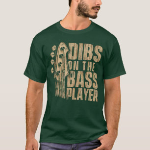 Dibs Onhe Bassspeler Gitarist Bassist Basgitaar T-shirt