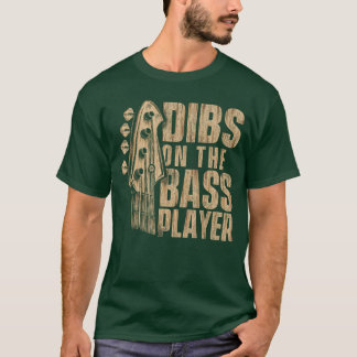 Dibs Onhe Bassspeler Gitarist Bassist Basgitaar T-shirt