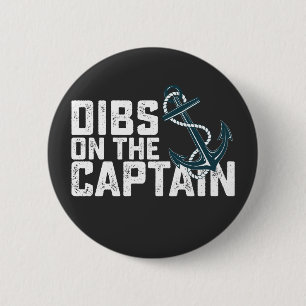 Dibs op de Captain Retro Vintage Ronde Button 5,7 Cm