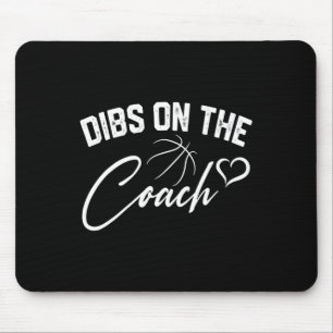 Dibs op de coach Schattige Bysketbyll coach vrouw Muismat