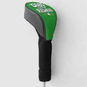 Dibs Op De Roodharige Funny St. Patrick's Day Golfheadcover (Schuin)
