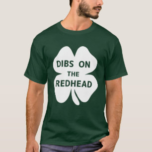 Dibs op het rode St Paddy's-shirt T-shirt
