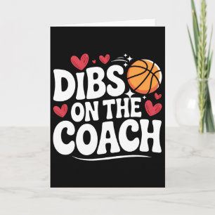 Dibs op Sketll Coach Grappige Coachs Vrouw of Vrie Kaart