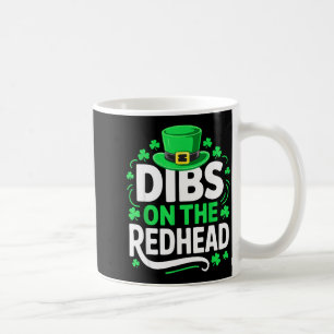 Dibs Redhead Grappige Mannen Vrouwen Illustratie Koffiemok