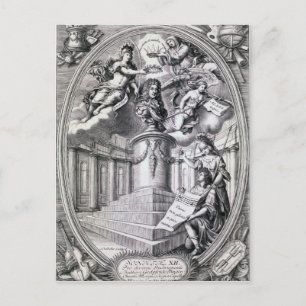 dicatory engraving to Gottfried Finger, 1688 Briefkaart