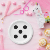 Dice 5 Pips Papieren Bordje (Feest)