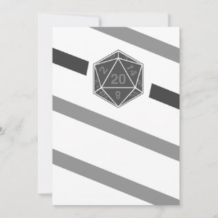 Dice Art Kaart voor uitnodigingen en aankondiginge