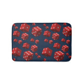 Dice blue douchewc badmat (Voorkant)