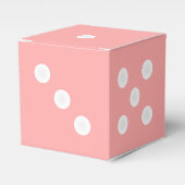 Dice Box voor gunsten / geschenken -  kleur Bedankdoosjes (Voorkant Zijde)