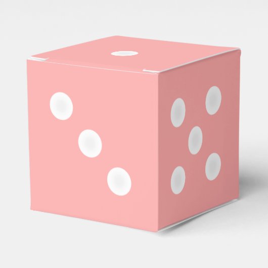 Dice Box voor gunsten / geschenken -  kleur Bedankdoosjes (Voorkant Zijde)
