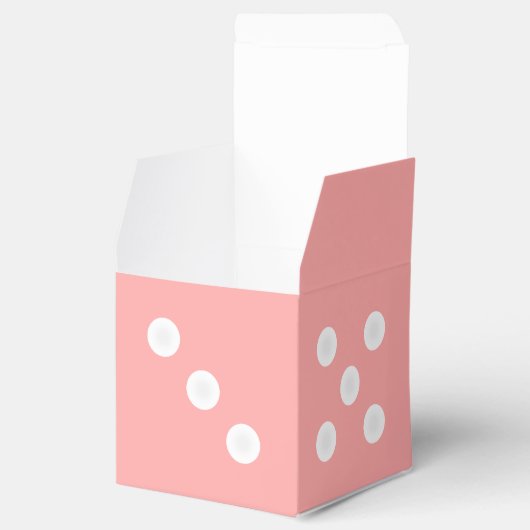 Dice Box voor gunsten / geschenken -  kleur Bedankdoosjes (Geopend)