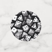 Dice Delight: een geometrische cascade Confetti (Kleine voorkant)