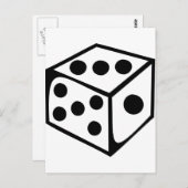 Dice - Drie Briefkaart (Voorkant / Achterkant)