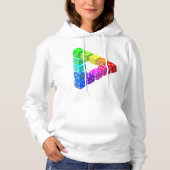 Dice Driehoek Vrouwen Hoodie (Voorkant)