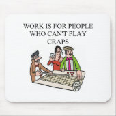 dice - en craps - spelers muismat (Voorkant)