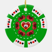DICE EN ROYAL FLUSH POKER CHIP ORNAMENT (Achterkant)
