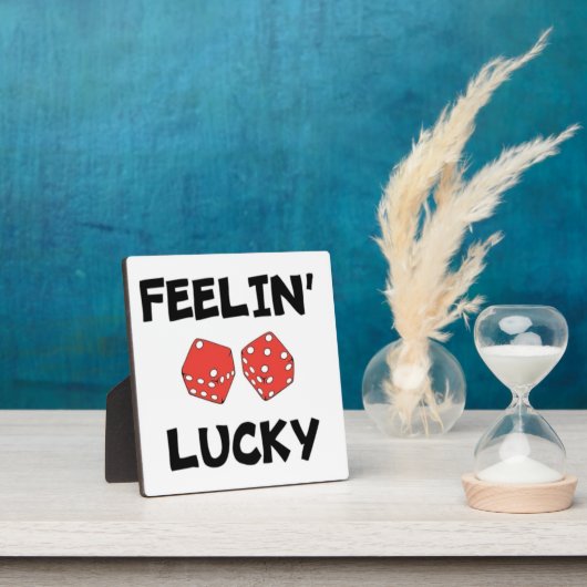 DICE "FEELIN' LUCKY" FOTOPLAAT (Insitu)