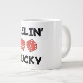 DICE "FEELIN' LUCKY" JUMBO BEKER (Voorkant rechts)