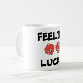 DICE "FEELIN' LUCKY" KOFFIEMOK (Voorkant links)