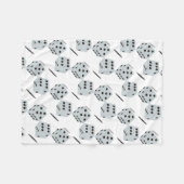 Dice Fleece Deken (Voorkant (Horizontaal))