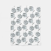 Dice Fleece Deken (Voorkant)