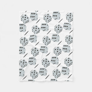 Dice Fleece Deken