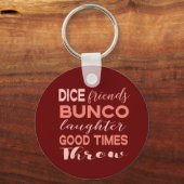 Dice Friends Bunco Sleutelhanger (Voorkant)