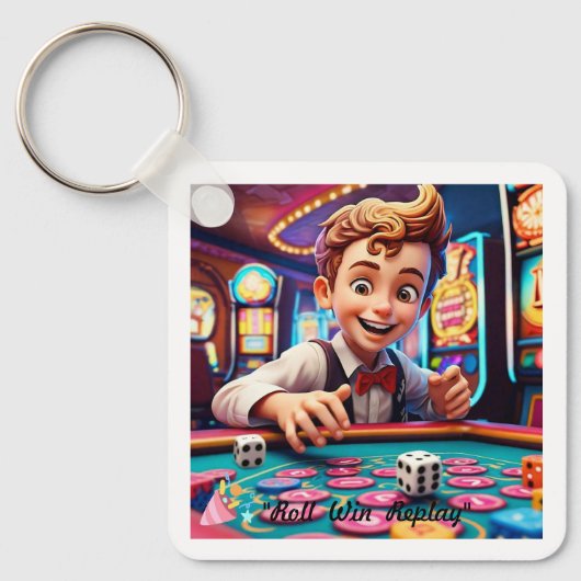  Dice Gamble Sleutelhanger (Voorkant)