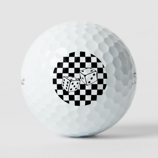 Dice Game 12 pack Titleist pro balles de golf (Recto)