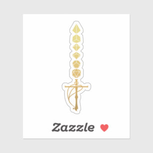 Dice Greatsword van de Barbarian Sticker