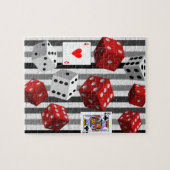Dice Jigzaag Puzzle Legpuzzel (Horizontaal)