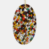 Dice Keramisch Ornament (Rechts)