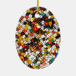 Dice Keramisch Ornament