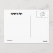 Dice met Death briefkaart (Achterkant)