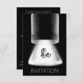Dice Night Boys Night Out Uitnodiging (Voorkant / Achterkant)