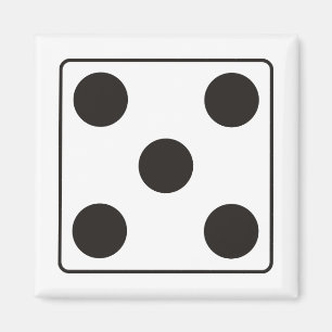 DICE-nummers 5 + je ruggengraat. Magneet