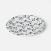 Dice Papieren Bordje (Gekanteld)