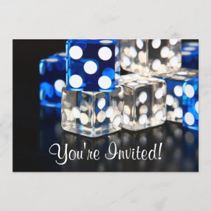 Dice Party Invitation Kaart