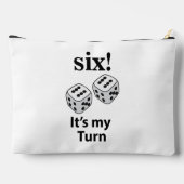 Dice Rolling Six Het is mijn beurt Roll Dice Make- Etui (Achterkant)