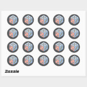 Dice Ronde Sticker (Vel)
