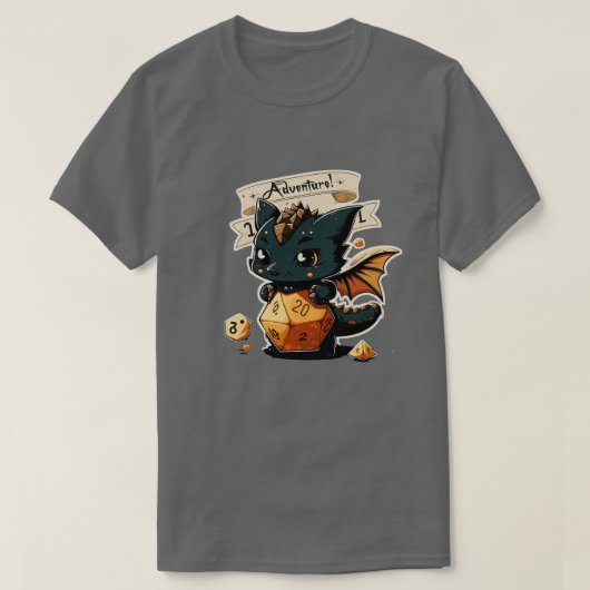 Dice Tou Chibi Dragon T-shirt (Design voorkant)