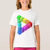 Dice Triangle Girls T-Shirt (Devant)