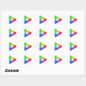 Dice Triangle Stickers (Vel)