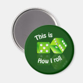 Dices magnet magneet (Voorkant / Achterkant)