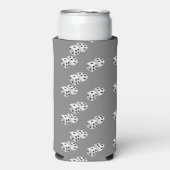 Dices op grijs patroon (Seltzer Voorkant)