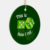 Dices-ornament Keramisch Ornament (Rechts)