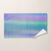Dichroomkleurige regenboogkleuren bad handdoek (Handdoek)