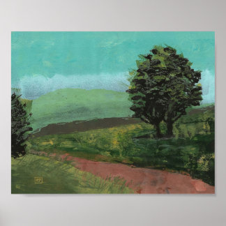 Dicht bij huis Landschap Poster