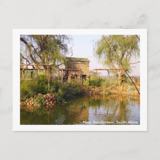 Dichtbij Babsfontein, Zuid-Afrika Briefkaart (Voorkant)